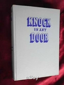 HUMPHREY BOGART, ORIGINAL AUTOGRAPH Signature in Knock On Any Door book/film