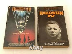 Halloween Michael Myers Movie Tie-In PB Book Lot Richards Martin Grabowsky