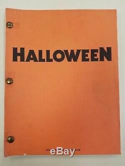 Halloween Original Film Script by John Carpenter & Debra Hill 1978 RARE