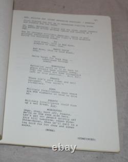 Hamburger Hill Original Movie Script Jim Carabatsos Screenplay Rare
