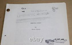 Hanover Street Original Movie Script with Peter Hyams Notes Drawings Harrison Ford