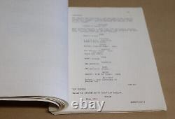 Hanover Street Original Movie Script with Peter Hyams Notes Drawings Harrison Ford