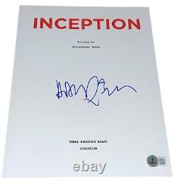 Hans Zimmer Signed Autograph Inception Full Movie Script Screenplay Beckett BAS