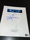 Hans Zimmer Signed Autograph Movie Script Dark Knight Beckett Bas Coa Auto X2