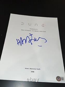 Hans Zimmer Signed Autograph Movie Script Dark Knight Beckett Bas Coa Auto X4