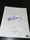 Hans Zimmer Signed Autograph Movie Script Dark Knight Beckett Bas Coa Auto X4