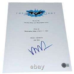 Hans Zimmer Signed Autograph The Dark Knight Movie Script Screenplay Beckett BAS