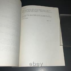 Harold Robbins THE BETSY 1977 Script Laurence Olivier Robert Duvall Draft COA