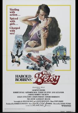 Harold Robbins THE BETSY 1977 Script Laurence Olivier Robert Duvall Draft COA