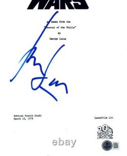 Harrison Ford Signed Star Wars Movie Script Screenplay Autograph BAS Beckett COA