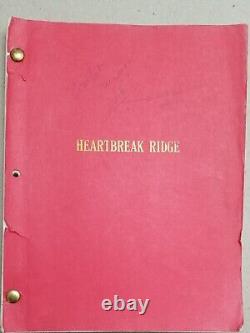 Heartbreak Ridge Original movie script 1986 Clint Eastwood