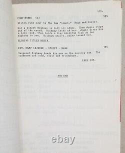 Heartbreak Ridge Original movie script 1986 Clint Eastwood