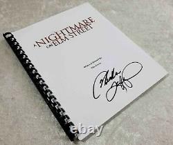 Heather Langenkamp Nancy Signed Movie Script A Nightmare on Elm Street 1984