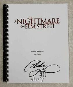 Heather Langenkamp Nancy Signed Movie Script A Nightmare on Elm Street 1984