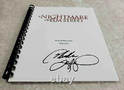 Heather Langenkamp Nancy Signed Movie Script A Nightmare on Elm Street 1984