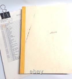 Heaven And Earth 1993 Production Numbered Original Movie Film Script & Budget