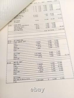 Heaven And Earth 1993 Production Numbered Original Movie Film Script & Budget