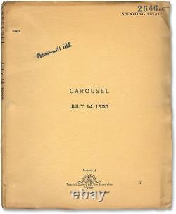 Henry King CAROUSEL Original screenplay for the 1956 film 1955 #152818