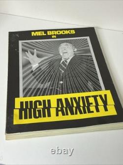 High Anxiety Mel Brooks Original Movie Script, 1977