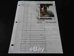 Hole Courtney Love People V Larry Flint Film Wardrobe Plot Book Page & Polaroid