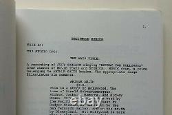 Hollywood Ending (1991) STANLEY DONEN Unproduced Movie Script