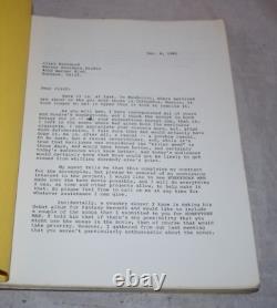 Honkytonk Man Original Movie Script Clint Eastwood Owned Rare Clancy Carlile