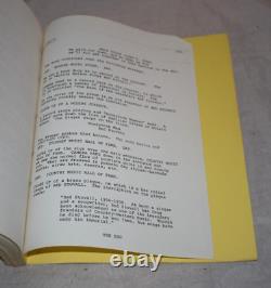 Honkytonk Man Original Movie Script Clint Eastwood Owned Rare Clancy Carlile