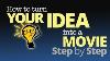 How To Turn Your Idea Into A Movie Step By Step A Brief Overview Of The Complete Process