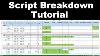 How To Use U0026 Create A Script Breakdown