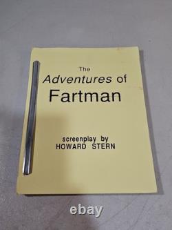 Howard Stern The Adventures Of Fartman Full Movie Script 128 Pages Original