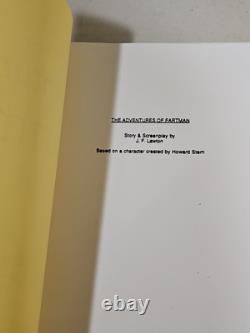 Howard Stern The Adventures Of Fartman Full Movie Script 128 Pages Original
