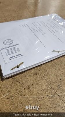 Hoyte van Hoytema Signed Autograph Interstellar Full Movie Script Screen G1N