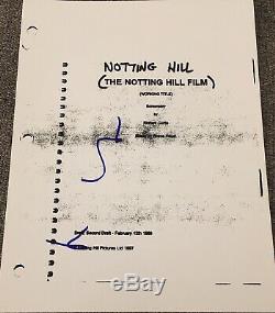 Hugh Grant Signed Autograph Notting Hill Full Complete Movie Script Coa