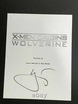 Hugh Jackman Signed X-men Origins Wolverine Movie Script Proof Jsa Coa