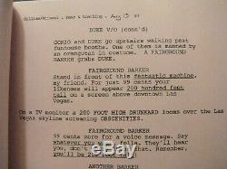 Hunter S. Thompson Fear And Loathing In Las Vegas Terry Gilliam Film Script