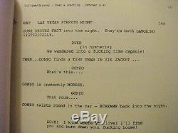 Hunter S. Thompson Fear And Loathing In Las Vegas Terry Gilliam Film Script