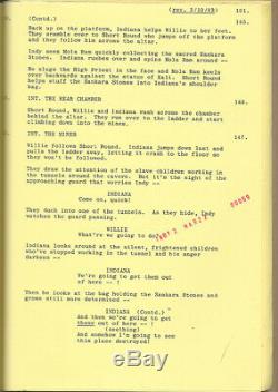 INDIANA JONES AND THE TEMPLE OF DOOM (1984) Revised film script, 3/1/83