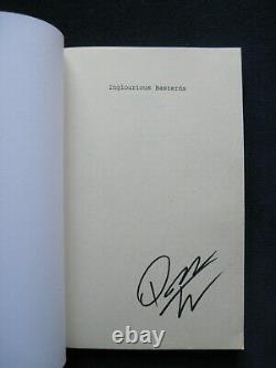 INGLORIOUS BASTERDS Script SIGNED by QUENTIN TARANTINO