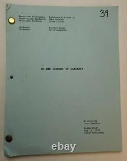 IN THE COMPANY OF DARKNESS / John Leekley 1992 TV Movie Script, serial killer