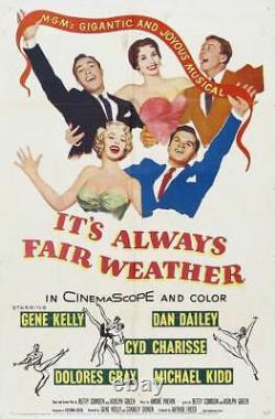 IT'S ALWAYS FAIR WEATHER / Betty Comden 1954 Screenplay, Gene Kelly musical film