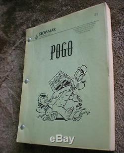 I Go Pogo The Movie 1980 ORIGINAL production script-screenplay SUPER RARE