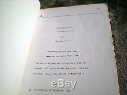 I Go Pogo The Movie 1980 ORIGINAL production script-screenplay SUPER RARE