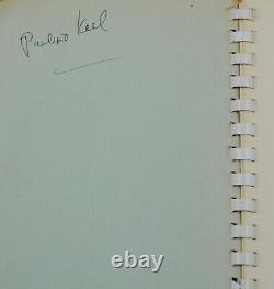 I Lost It at the Movies PAULINE KAEL SIGNED Uncorrected Proof 1965 1st Book