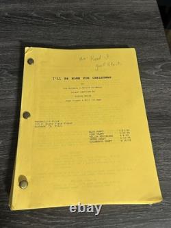 I'll Be Home For Christmas 1998 Original Script With Revisions Movie