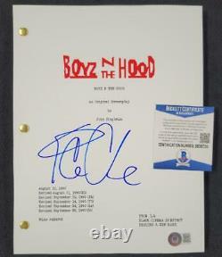 Ice Cube signed Boyz n the Hood Full Movie Script Beckett BAS COA