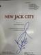 Ice T Autographed Movie Script Of New Jack City