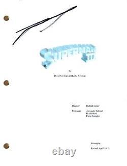 Ilya Salkind Signed Autograph SUPERMAN III Movie Script Screenplay Producer COA