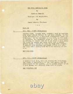 Irving Pichel MOST DANGEROUS GAME Screenplay archive for the 1932 film #136754