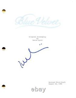 Isabella Rossellini Signed Autograph Blue Velvet Full Movie Script David Lynch