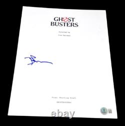 Ivan Reitman Signed Autogaph Movie Script Ghostbusters Beckett Bas Coa Murray